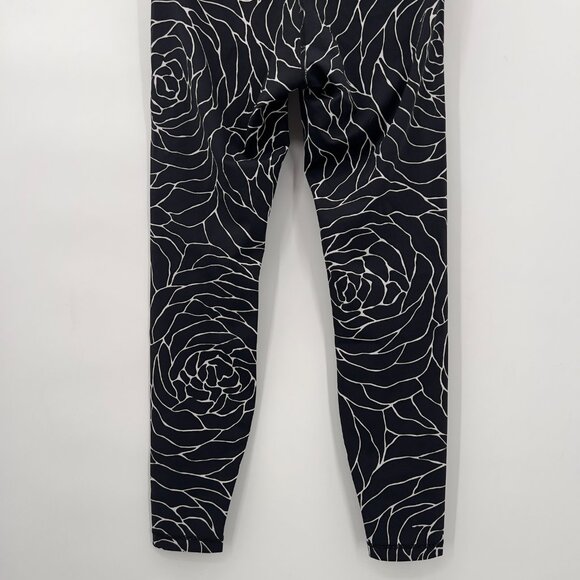 Lululemon Wunder Under Hi-Rise Rose Alpine Black White Leggings Women's 8 - Picture 7 of 10